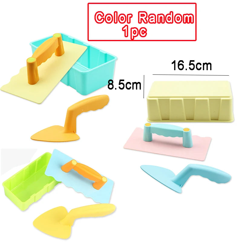 Kids Water Play Beach Toys Sandbox Mold Set Shovel Castle Building Wall Honeycomb Briquette Mold Summer Outdoor Sand Play Game