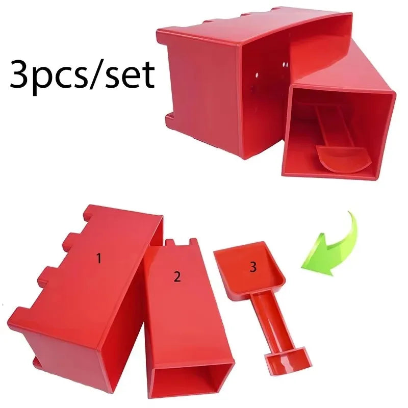 Kids Water Play Beach Toys Sandbox Mold Set Shovel Castle Building Wall Honeycomb Briquette Mold Summer Outdoor Sand Play Game