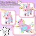Interactive Electronic Plush Toy, Walking and Barking Robot Colorful Cat Plush, Remote Control Kitten Pets, Best Gifts for Girls