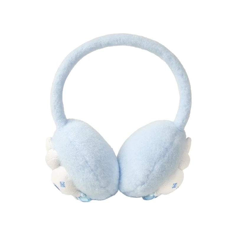 Original PokéMon Snow Realm Illusion Series Plush Ear-Muff Backpack Spheal Snom Ornament Toy New Year Birthday Valentine'S Gift