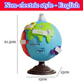 Montessori Globe Piano Music Instruments Educational Toys Storytelling World Animal Puzzles Matching Game Children Learning Toys