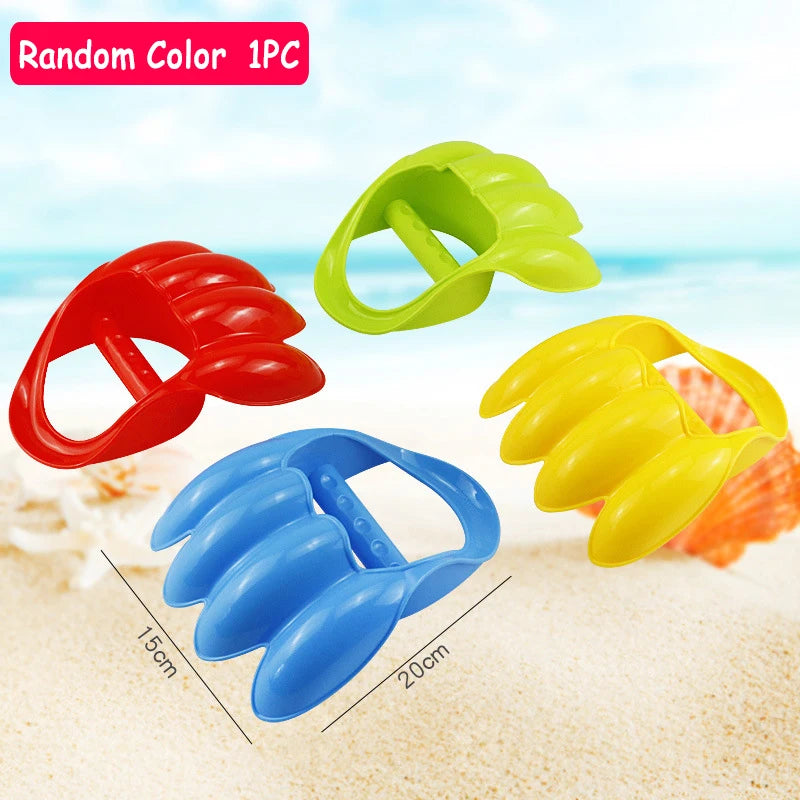 Kids Water Play Beach Toys Sandbox Mold Set Shovel Castle Building Wall Honeycomb Briquette Mold Summer Outdoor Sand Play Game