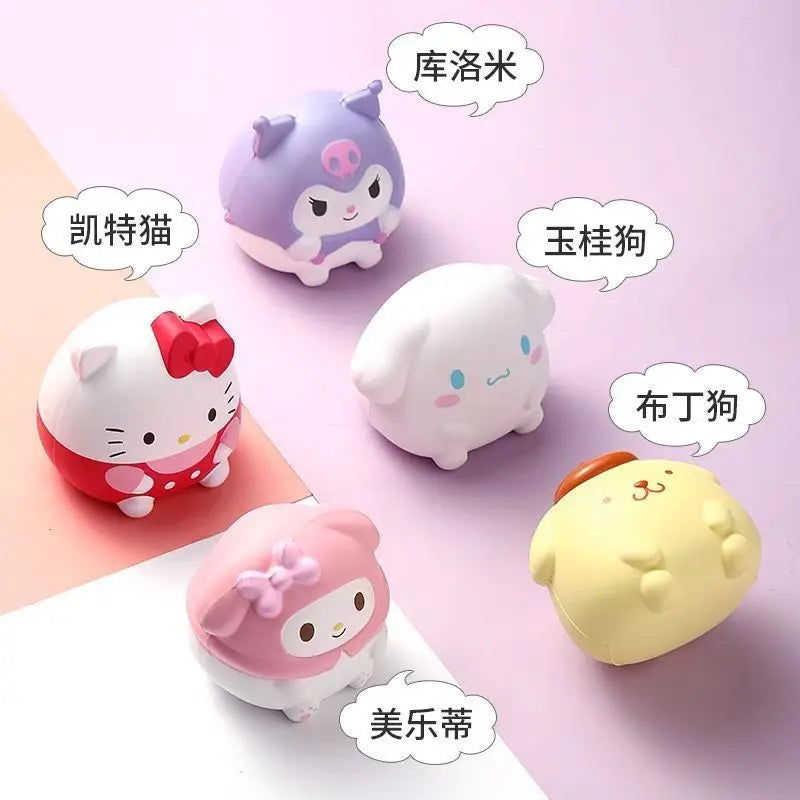 Kuromi Hello Kitty Stress Tabas Squishy Anime Cartoon Free Stuff for Boys Girls Children Pocket Pushy Squeeze Fidget Toys Gift